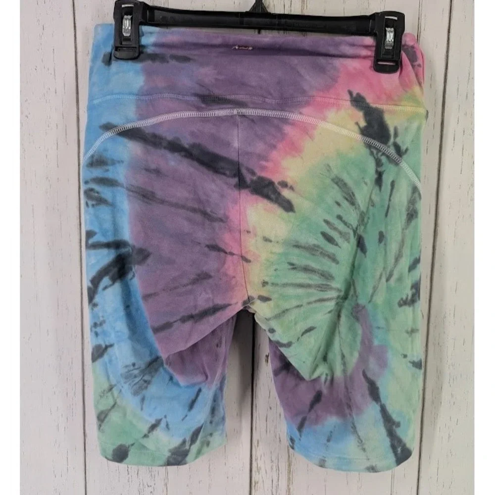 Victorias Secret Size Large Multicolor Tie Dye Womens Biker Shorts - Picture 7 of 7